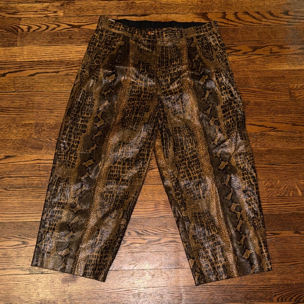 Men's Snake Print Pants